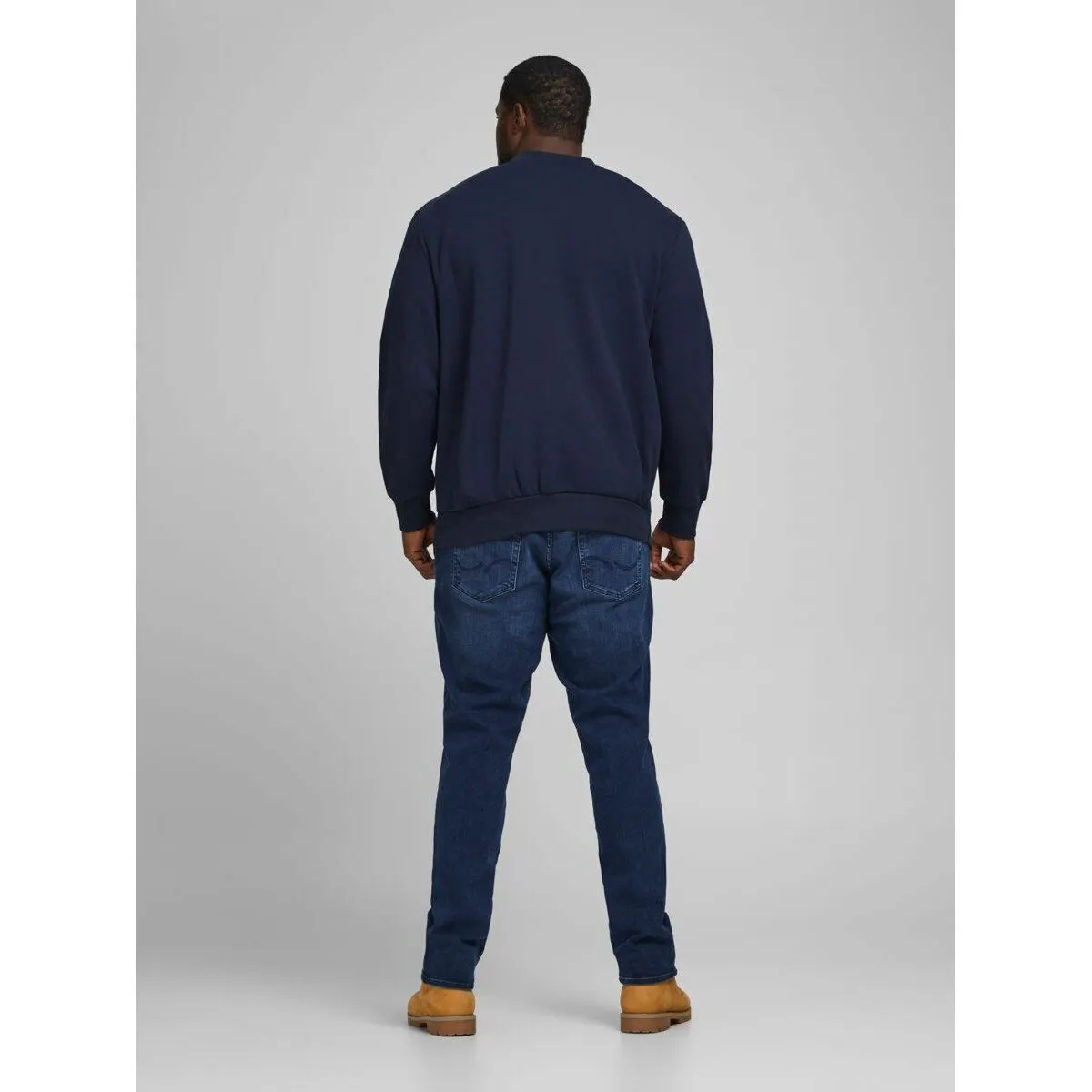 12182567 BASIC CREW-NAVY BLAZER