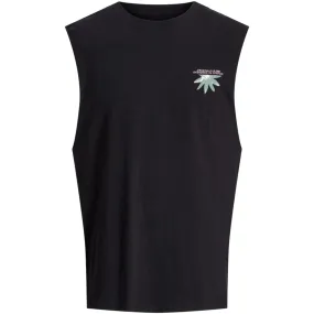 12253914 JORTAMPA SLEEVELESS TEE SS CREW NECK BLACK