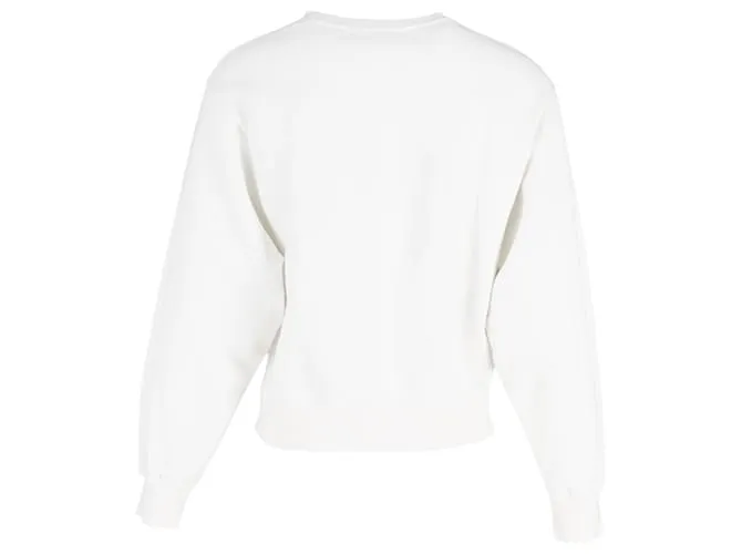 Autre Marque Jersey de manga larga con cuello redondo en poliéster blanco de The Frankie Shop 