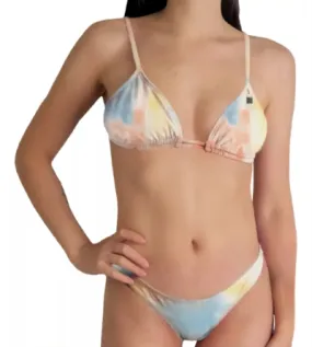 BIKINI PT RAINBOW CLOUD WASH ROXY CORAL