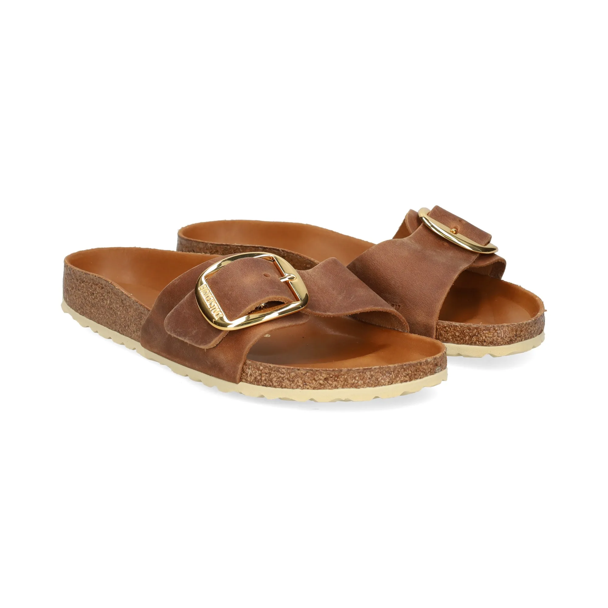 BIRKENSTOCK Sandalias planas de Mujer Cognac HEX