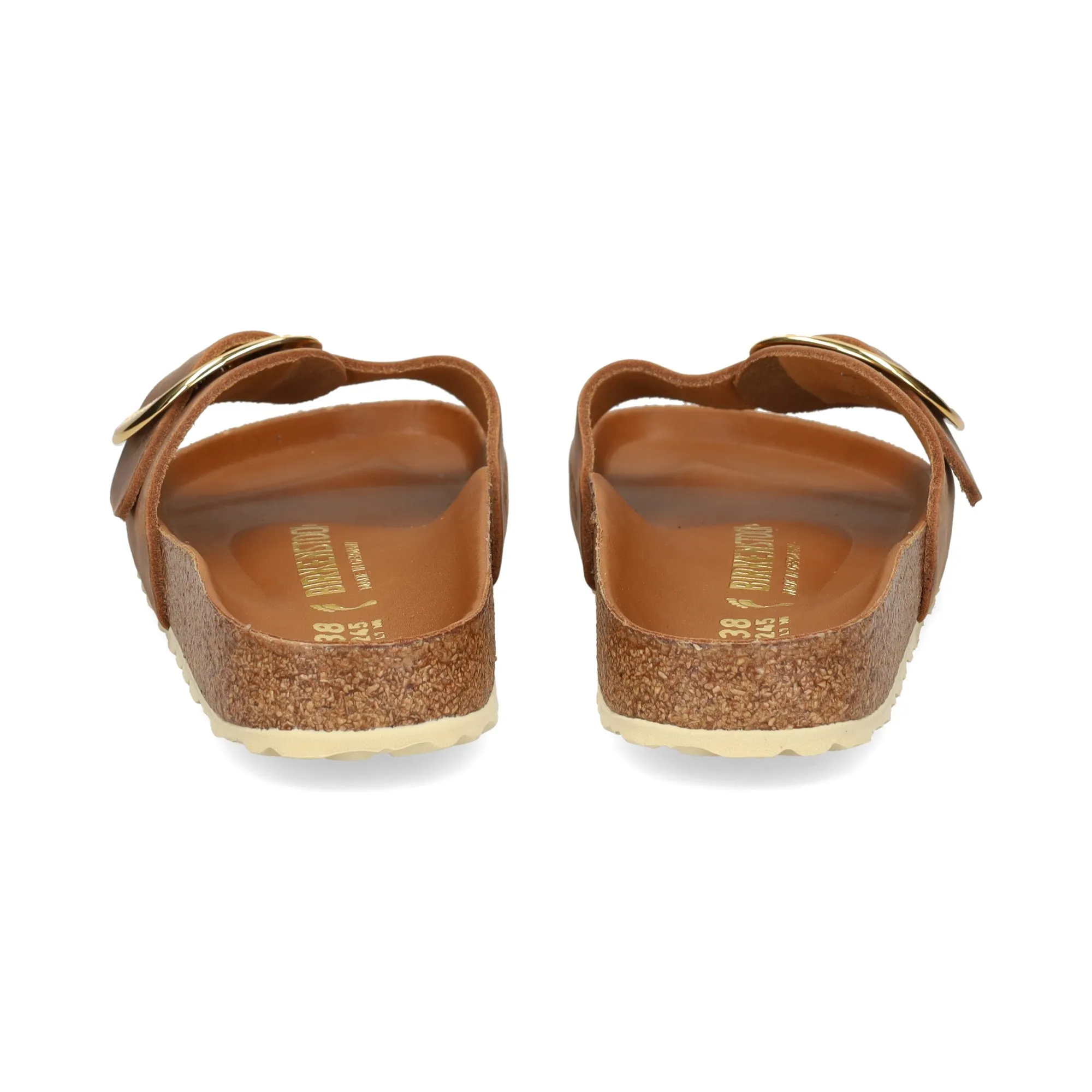 BIRKENSTOCK Sandalias planas de Mujer Cognac HEX