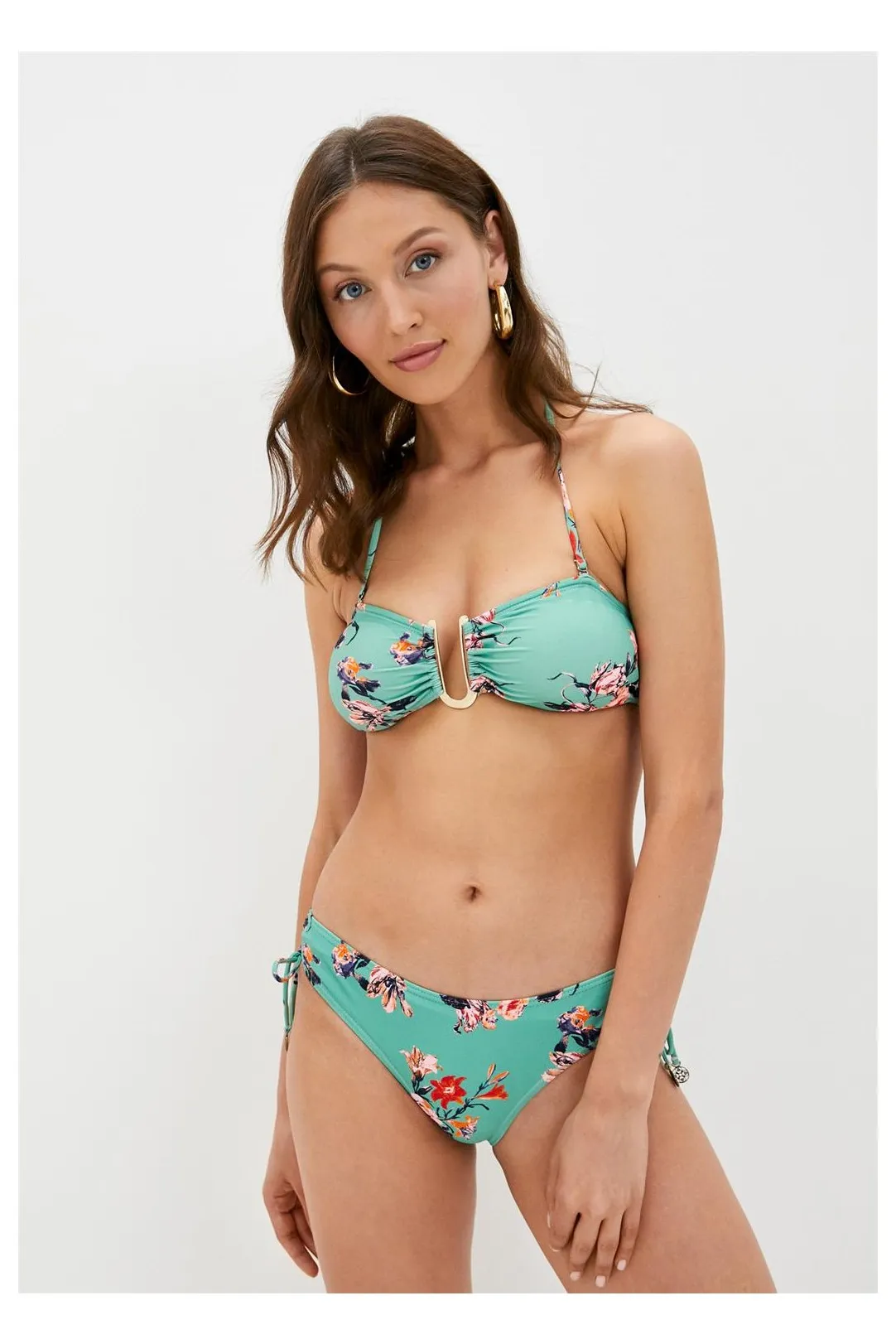 BRAGA BIKINI PCNYNNE FLORES VERDE