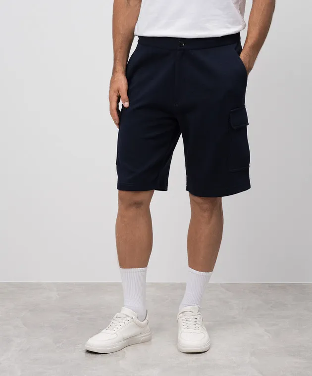 Brunello Cucinelli Blue cargo shorts