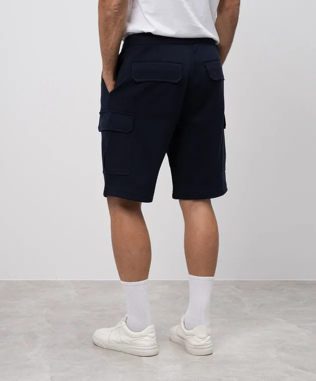 Brunello Cucinelli Blue cargo shorts