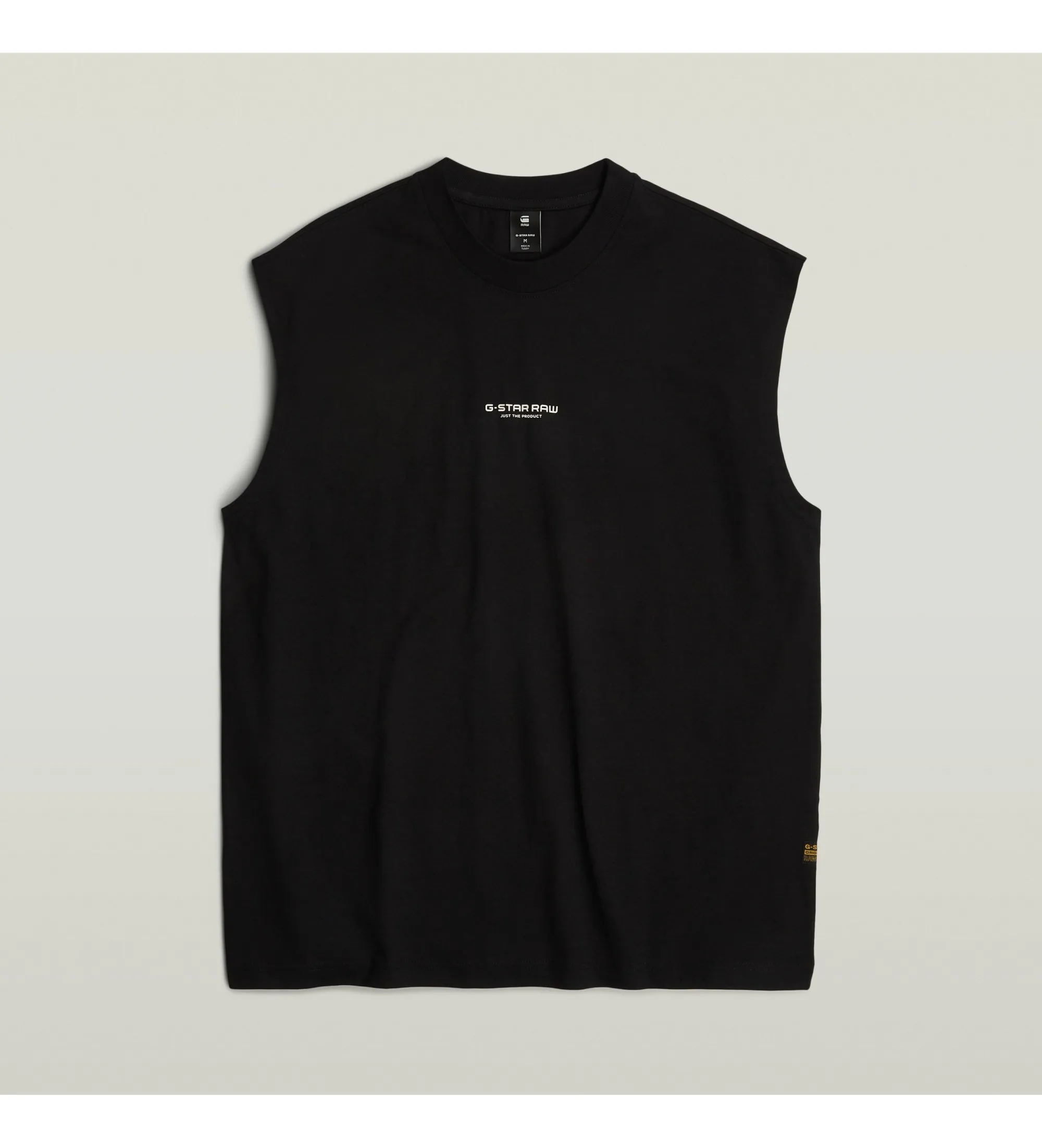 Camiseta Boxy Sleeveless negro