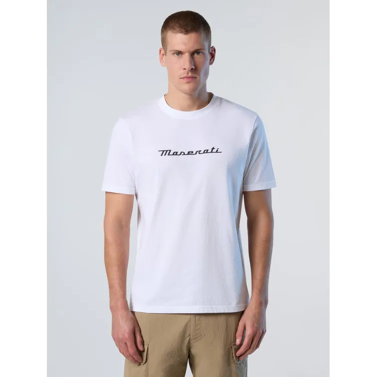 CAMISETA CON MAXITRIDENTE HOMBRE MASERATI X NORTH SAILS