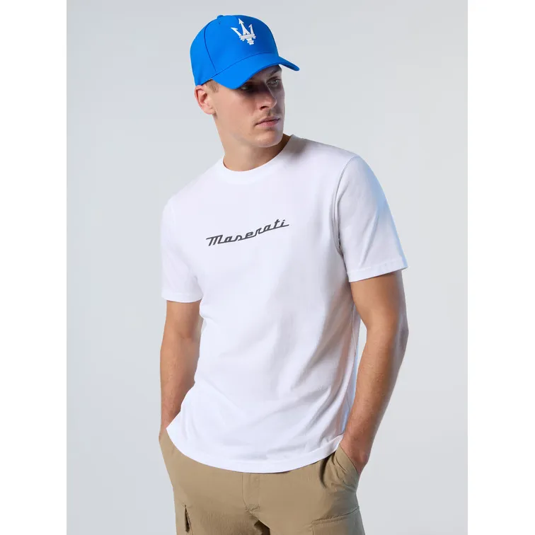 CAMISETA CON MAXITRIDENTE HOMBRE MASERATI X NORTH SAILS