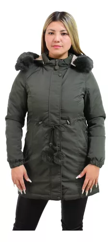 Campera Parka Mujer Reversible Impermeable Importada Yd 8131