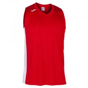 Cancha Iii T-Shirt Red-White Sleeveless