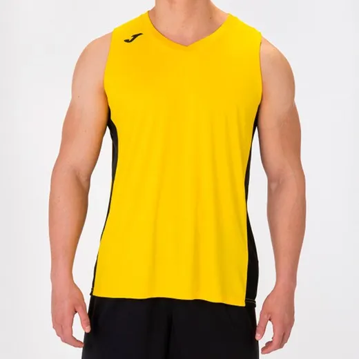 Cancha Iii T-Shirt Yellow-Black Sleeveless