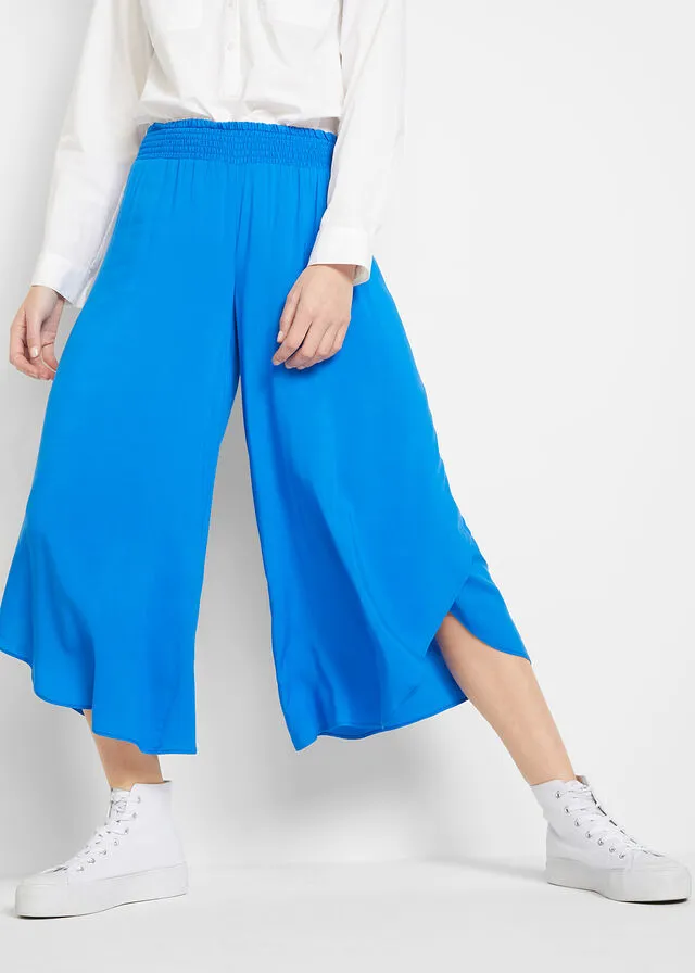 Culotte hasta la pantorrilla con cinturilla cómoda Azur