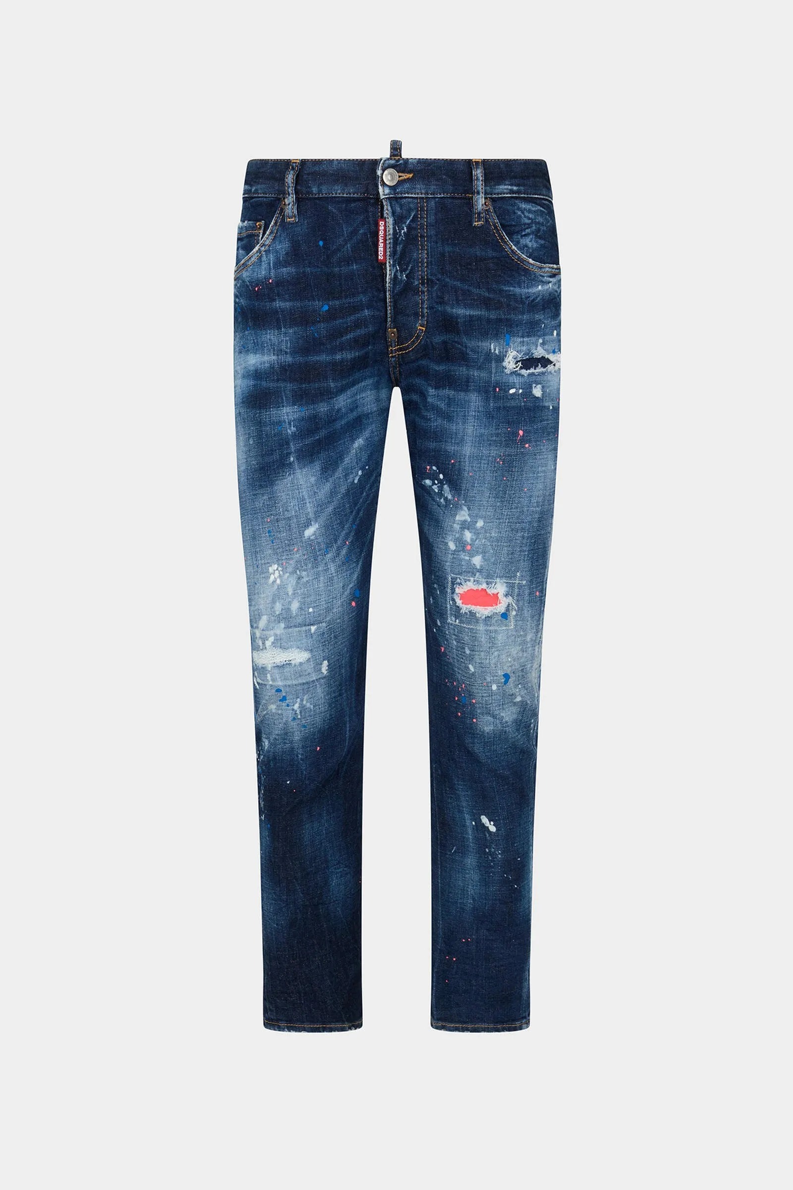 DARK NEON SPLASH WASH SEXY TWIST JEANS