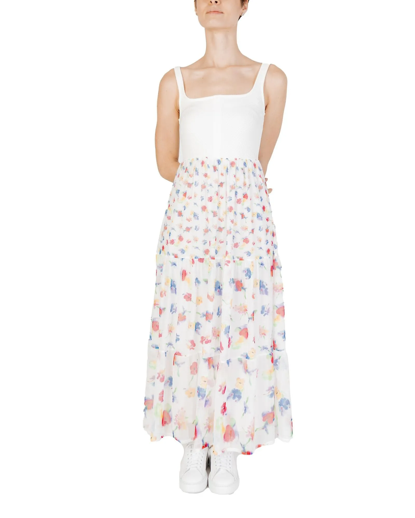 Desigual Floral Sleeveless Round Neck Dress