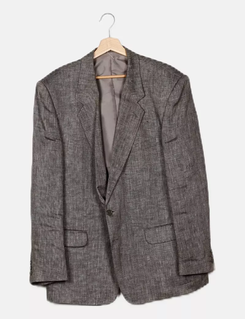 ELEGAN Blazer gris jaspeada