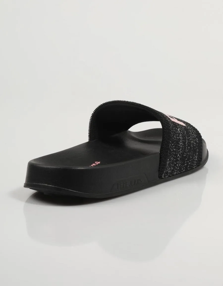  flip flops PEPE JEANS Slider en Black 81677