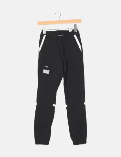 Jack & Jones Pantalón de chándal negro básico