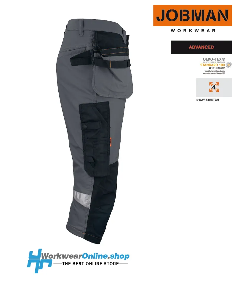 Jobman Workwear 2195 [tres cuartos] Shorts largos elásticos HP