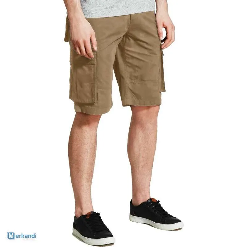 MATALAN Mens Cargo Shorts Combat Army Work Casual Chino Hasta la rodilla