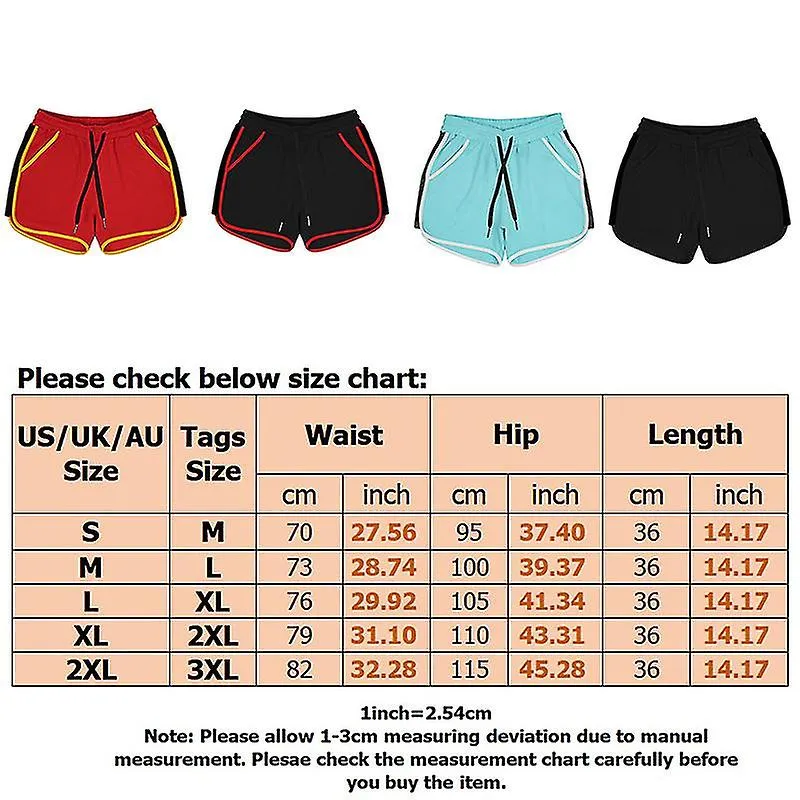 Men Loose Drawstring Beachwear Mens Gym Breathable Straight Leg Beach Shorts