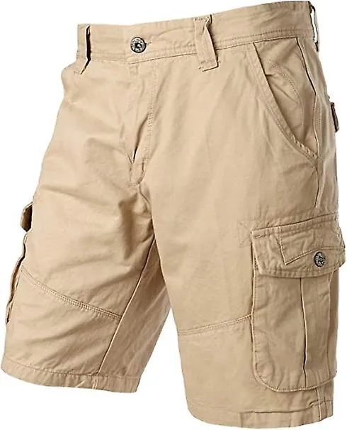 Men's Casual Summer Combat Cotton Twill Cargo Shorts