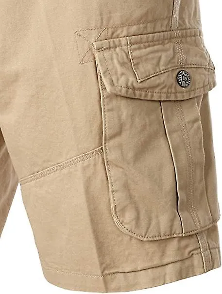 Men's Casual Summer Combat Cotton Twill Cargo Shorts