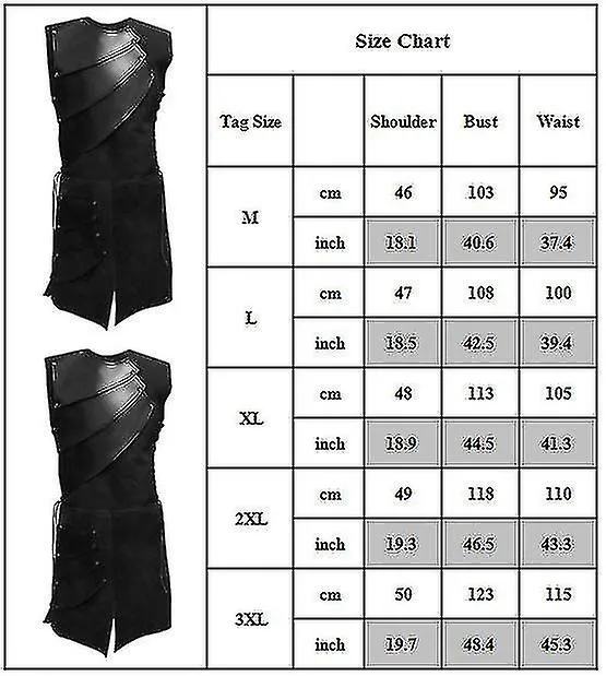 Mens   Medieval Retro Sleeveless Side Drawstring Split Vest Stage Costumes