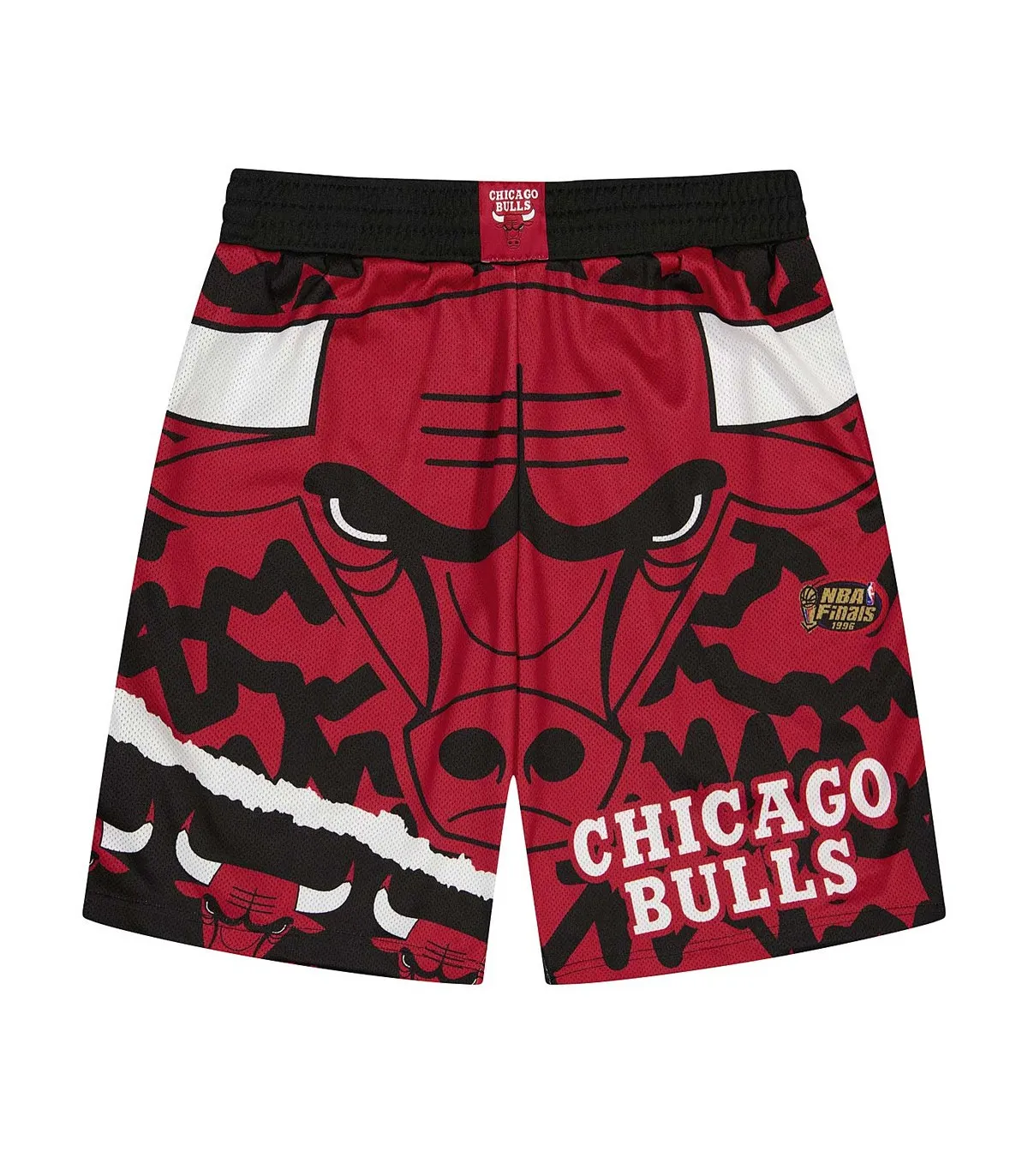 Mitchell & Ness - Pantalon Para Hombre Rojo - Nba Jumbotron Shorts Chicago Bulls