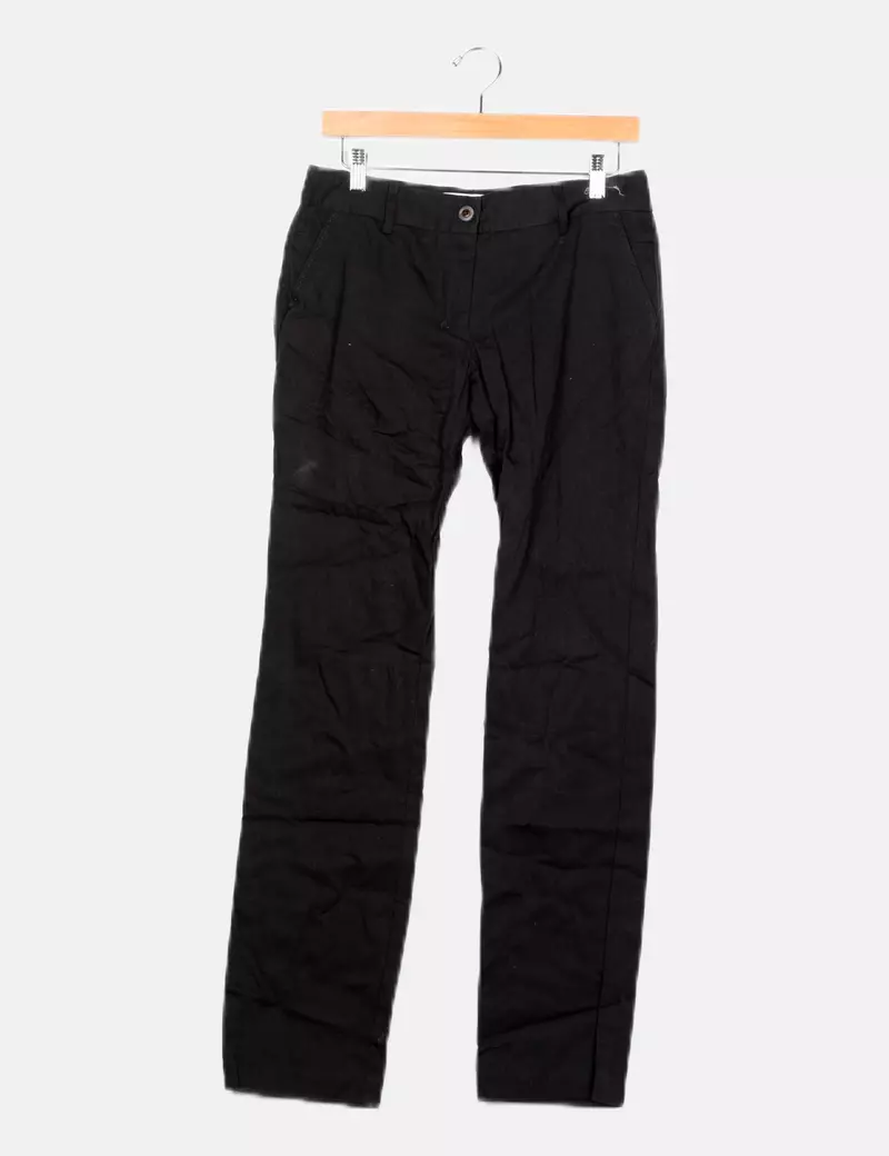 PACO RABANNE Pantalón chino negro