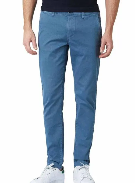 pantalon pepe jeans charly azul para hombre