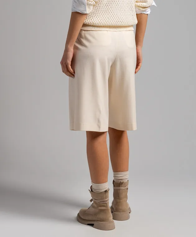 Peserico Beige Bermuda shorts