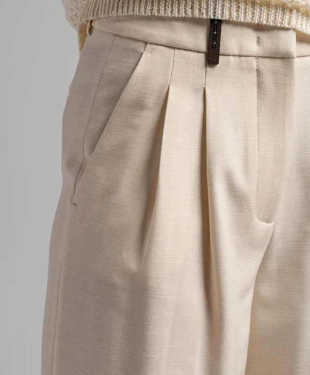 Peserico Beige Bermuda shorts