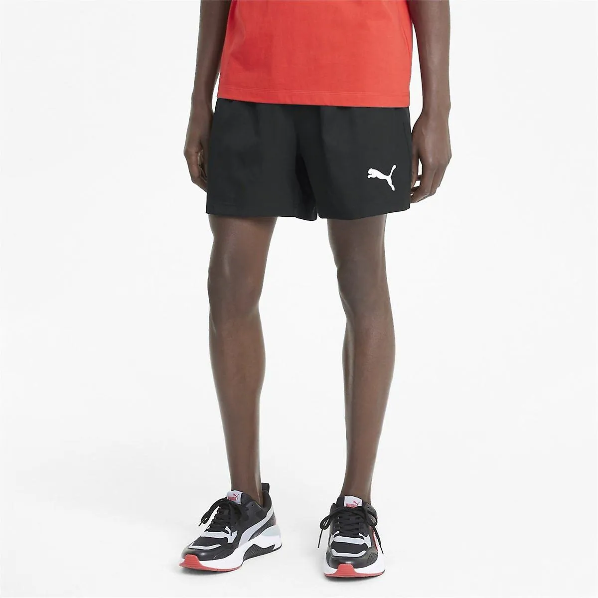 Puma Essentials Logo Woven Shorts 5 Mens