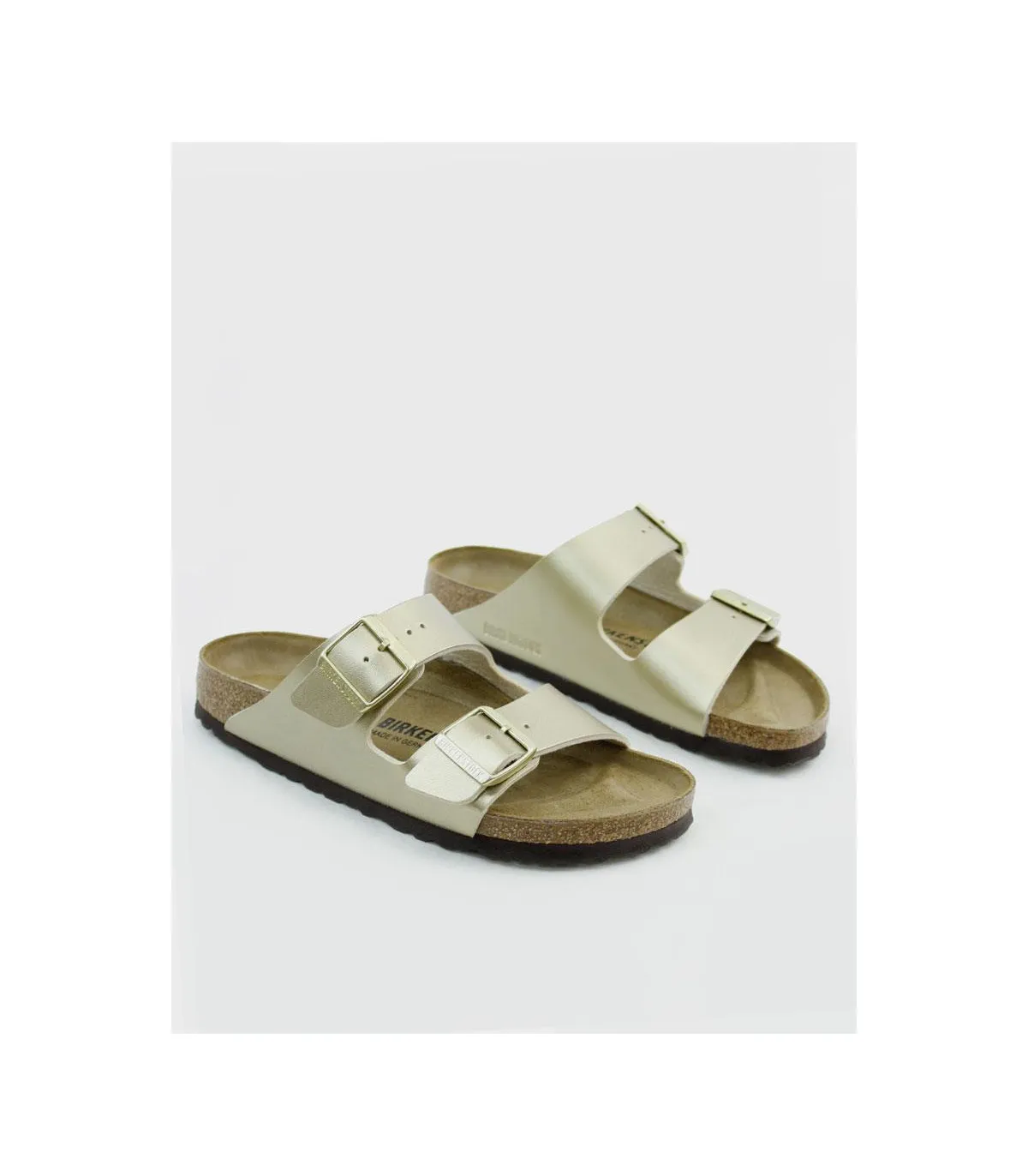 SANDALIA PLANA BIRKENSTOCK ARIZONA BF GOLD