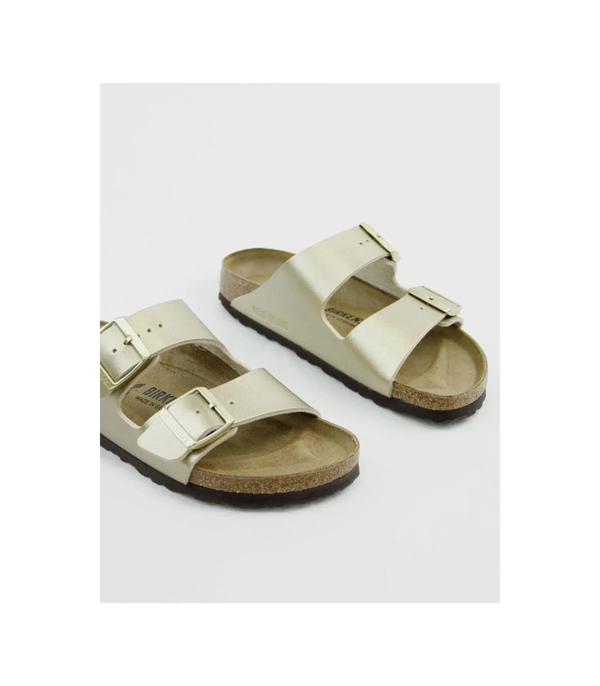 SANDALIA PLANA BIRKENSTOCK ARIZONA BF GOLD