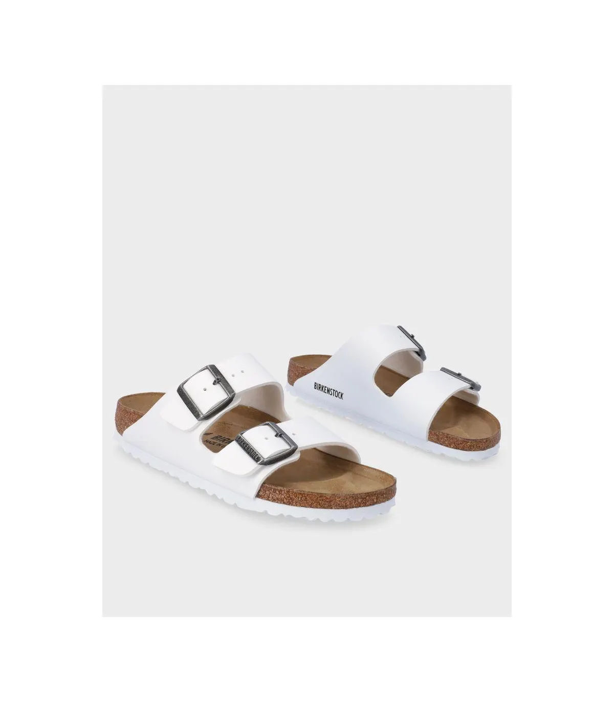 SANDALIA PLANA BIRKENSTOCK ARIZONA BF WHITE