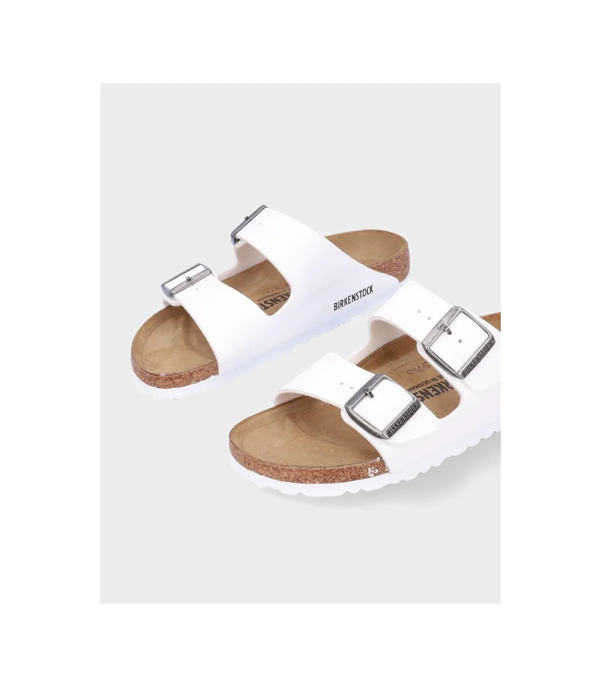 SANDALIA PLANA BIRKENSTOCK ARIZONA BF WHITE