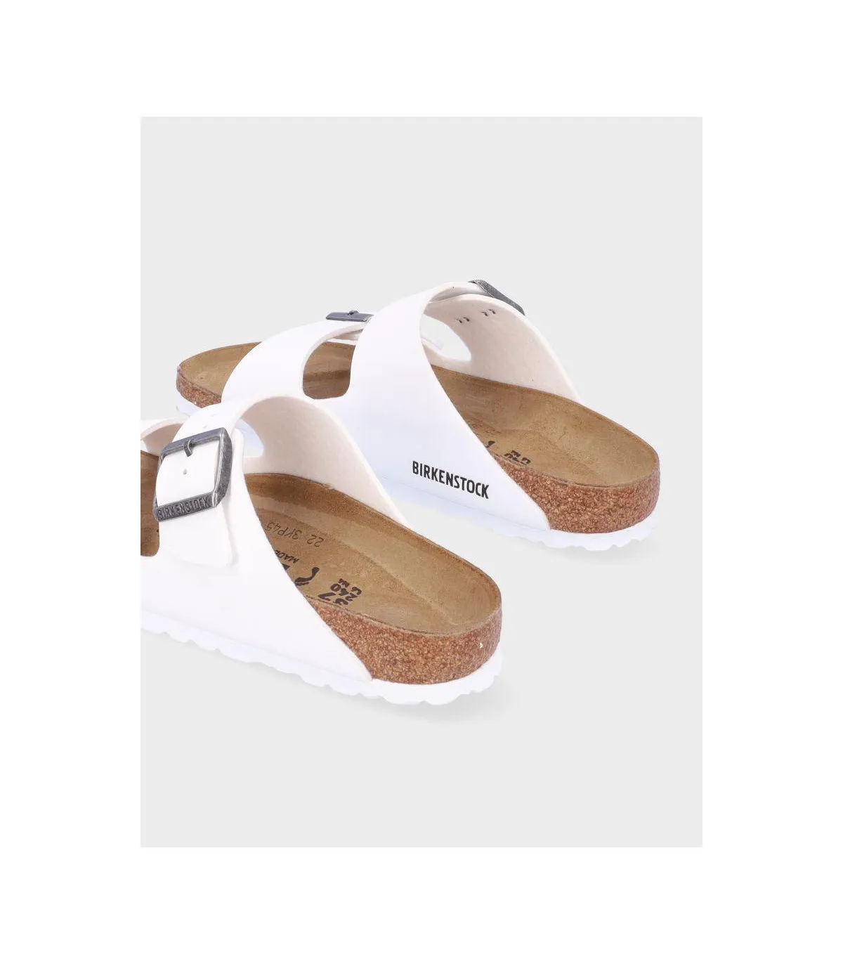 SANDALIA PLANA BIRKENSTOCK ARIZONA BF WHITE