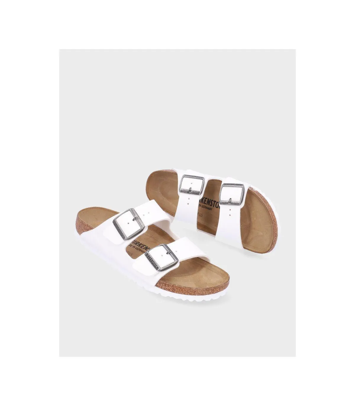 SANDALIA PLANA BIRKENSTOCK ARIZONA BF WHITE