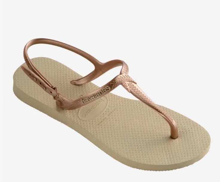 Sandalias Havaianas Twist FC Dorado Sand Grey