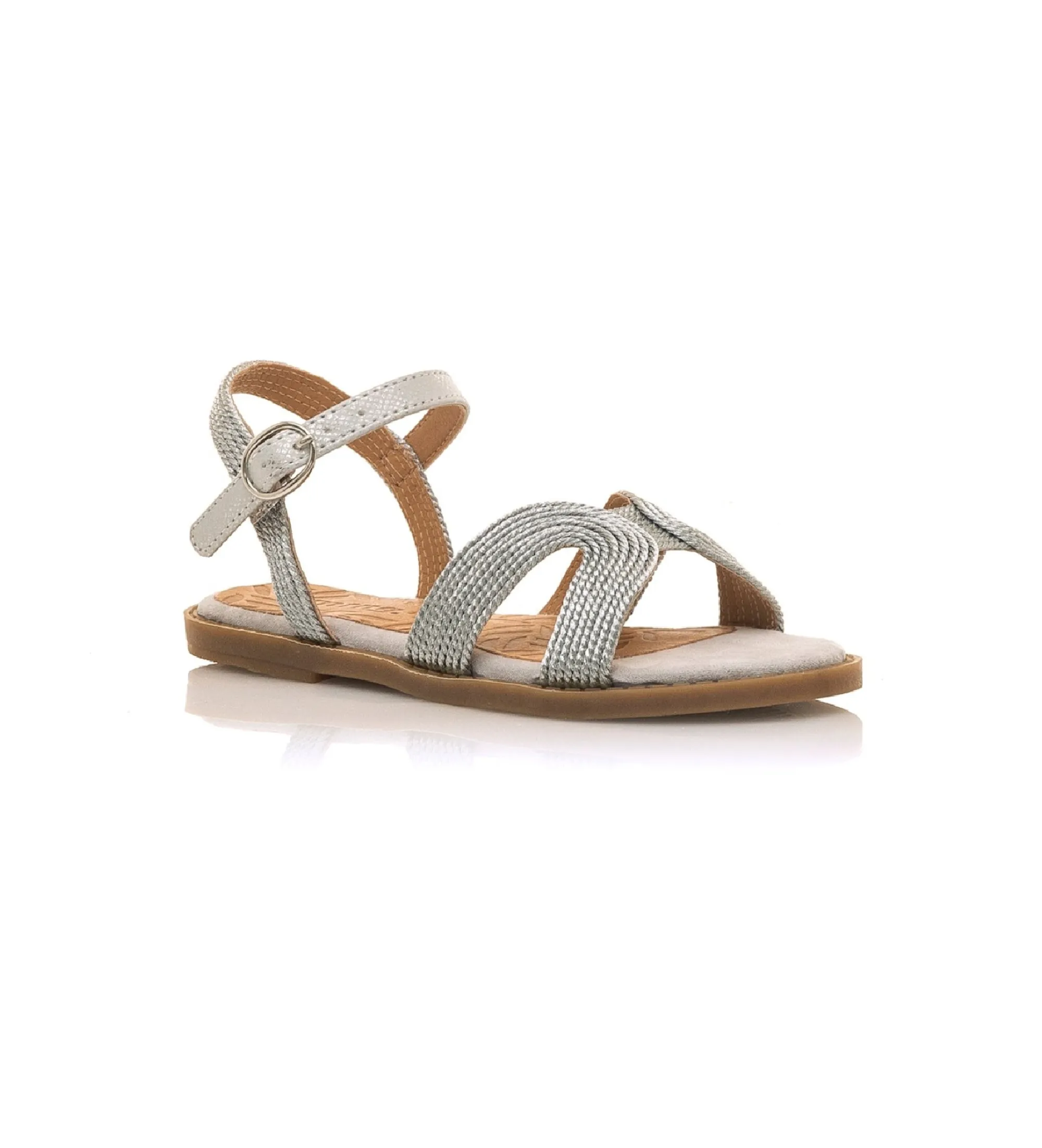 Sandalias Maria plateado