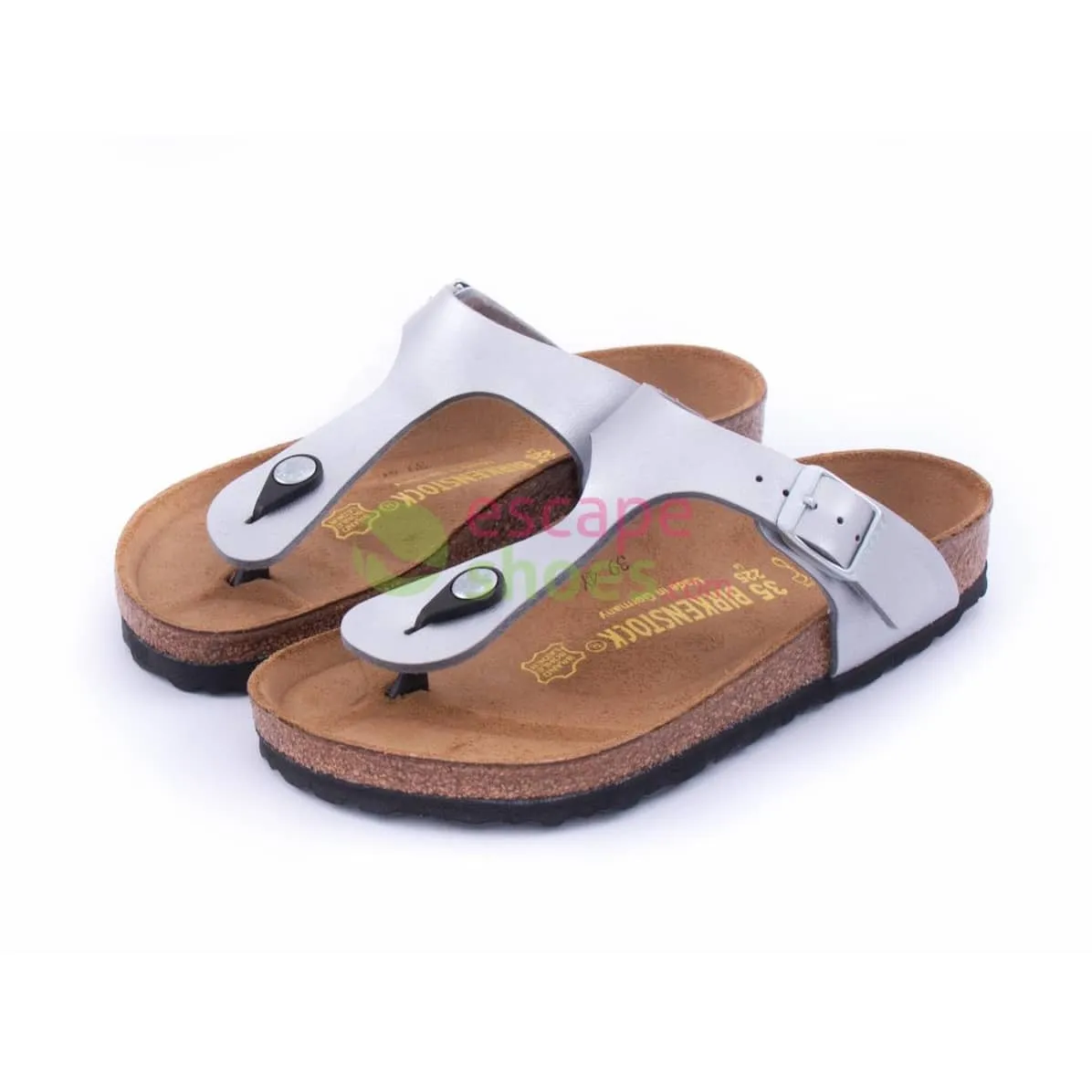 Sandálias BIRKENSTOCK Gizeh 43851 Prata