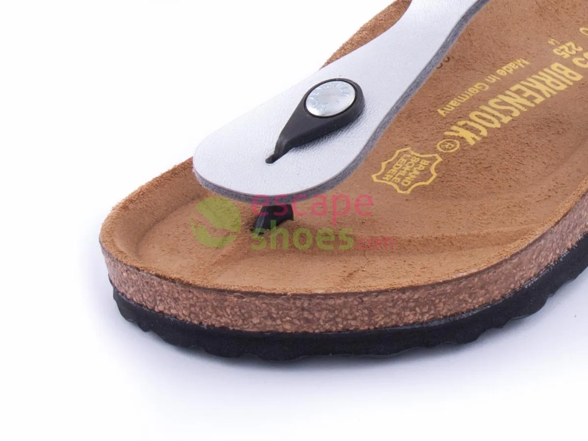 Sandálias BIRKENSTOCK Gizeh 43851 Prata