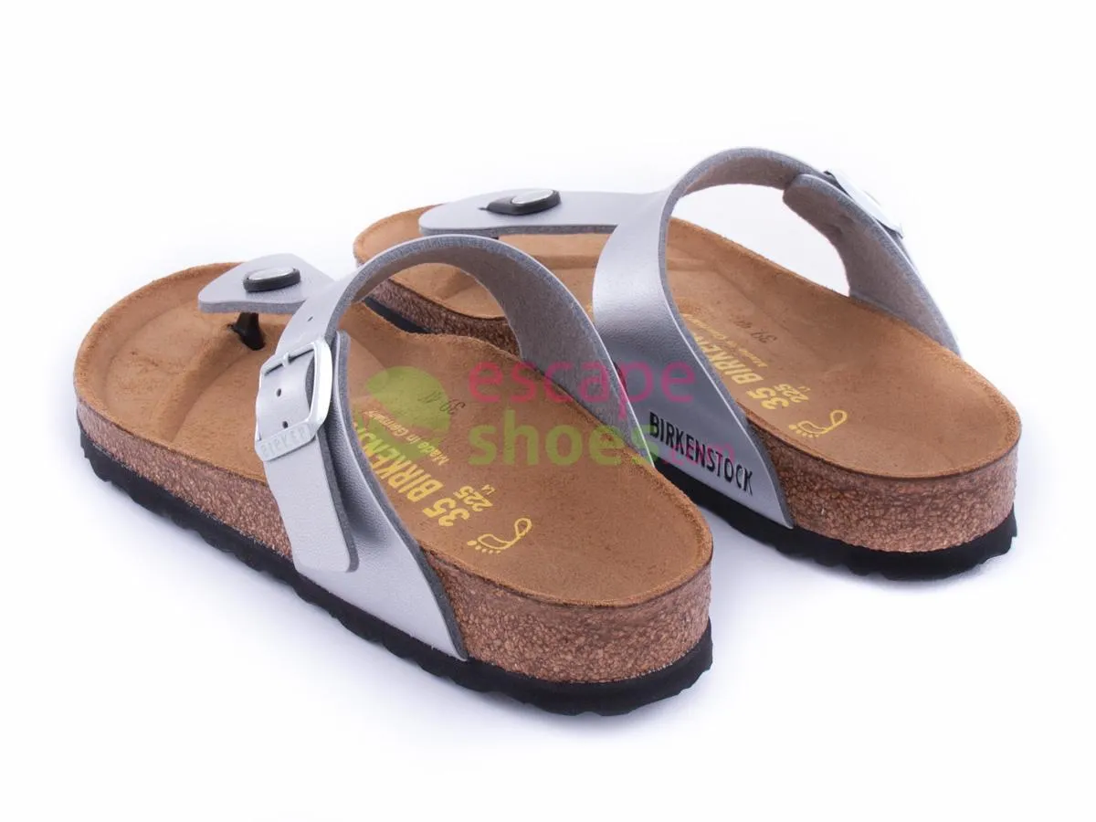 Sandálias BIRKENSTOCK Gizeh 43851 Prata