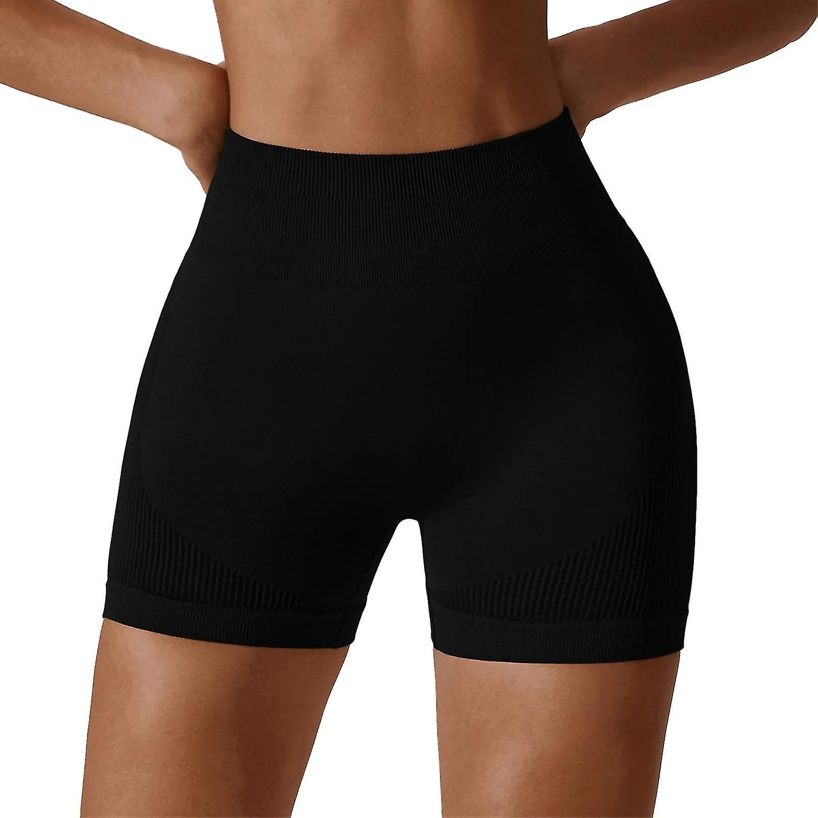 Seamless Hip Lift Sport Shorts High Elastic Breathable Fitness Pants For Running Cycling