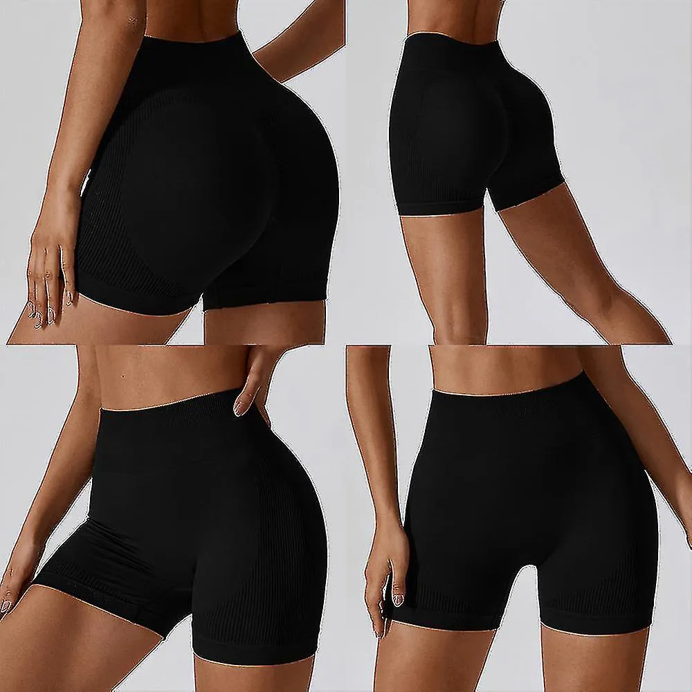 Seamless Hip Lift Sport Shorts High Elastic Breathable Fitness Pants For Running Cycling