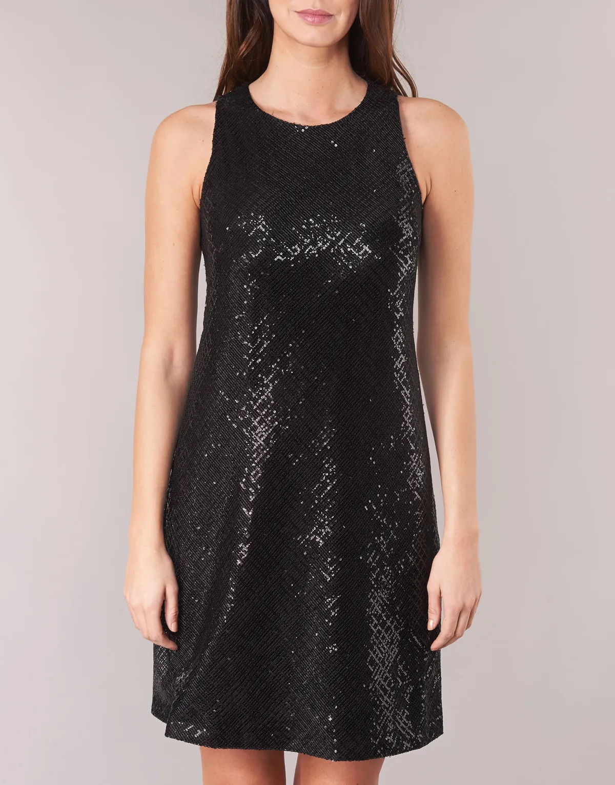 SEQUINED SLEEVELESS DRESS