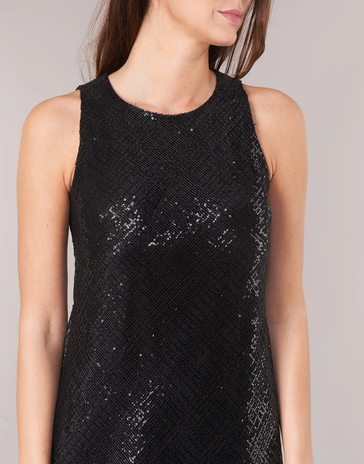 SEQUINED SLEEVELESS DRESS