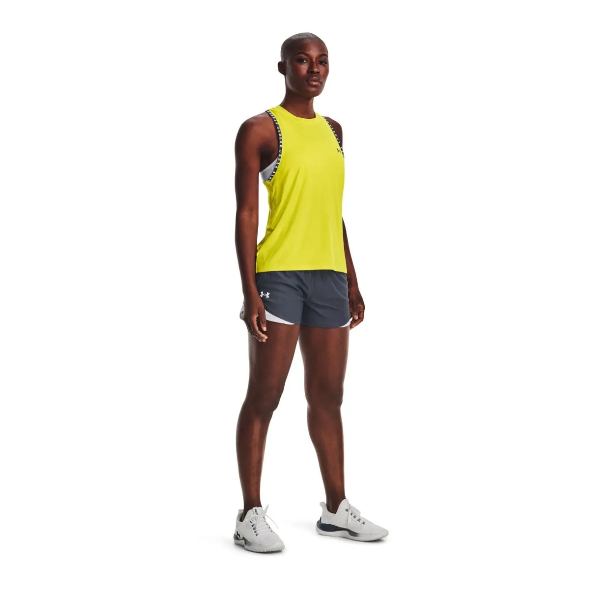 Short Entrenamiento Mujer Under Armour Play Up Shorts 3.0 Gris