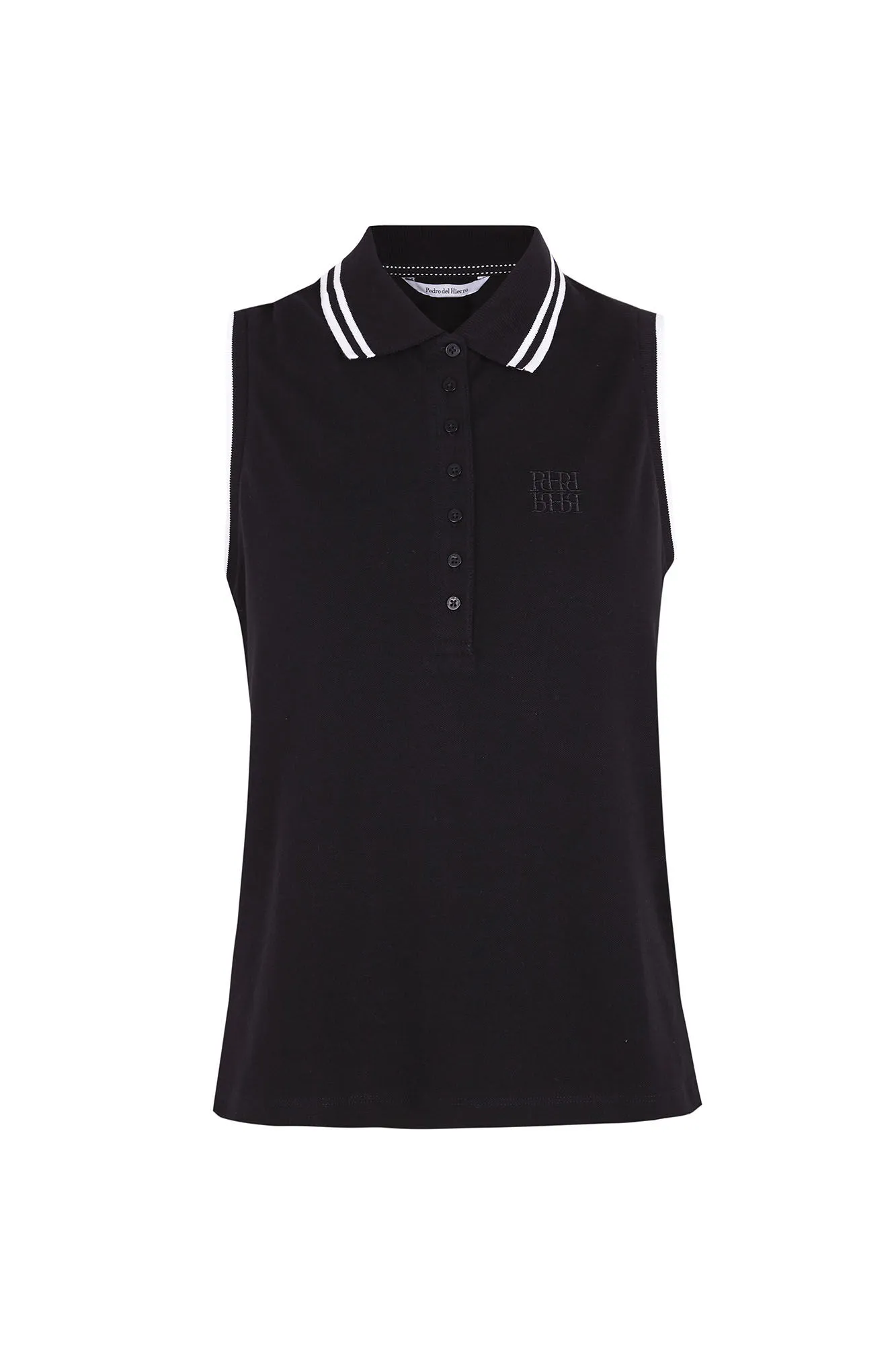 Sleeveless polo shirt